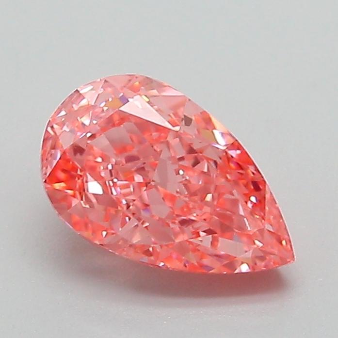 1.17 Ct. Fancy Vivid Pink Pear Lab Grown Diamond