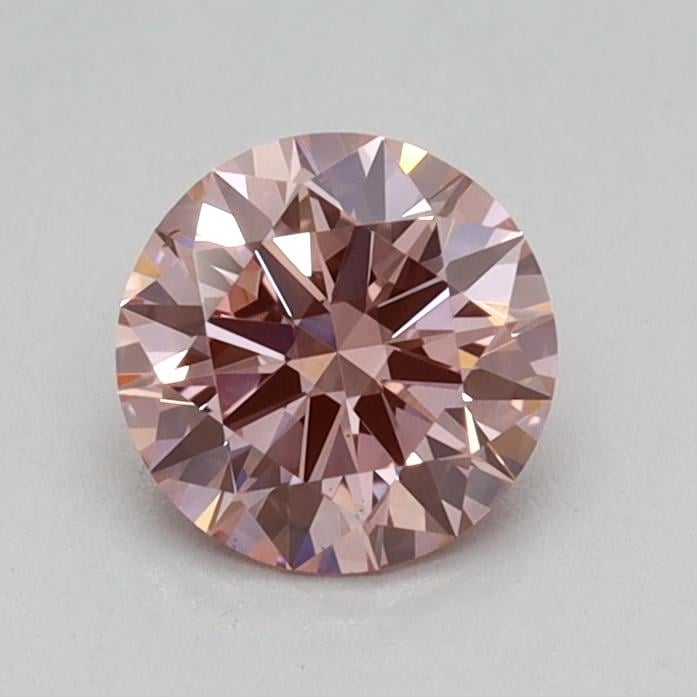 0.52 Ct. Fancy Intense Pink Round Lab Grown Diamond