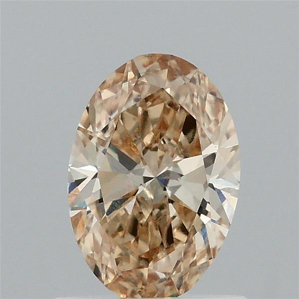 0.84 Ct. Fancy Intense Yellow Oval Lab Grown Diamond