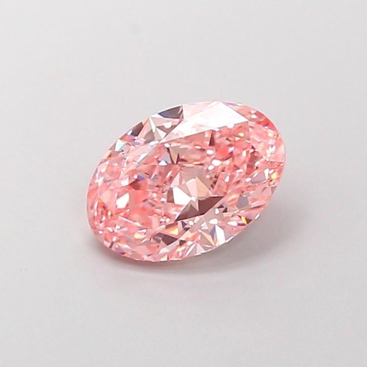 1.15 Ct. Fancy Vivid Pink Oval Lab Grown Diamond