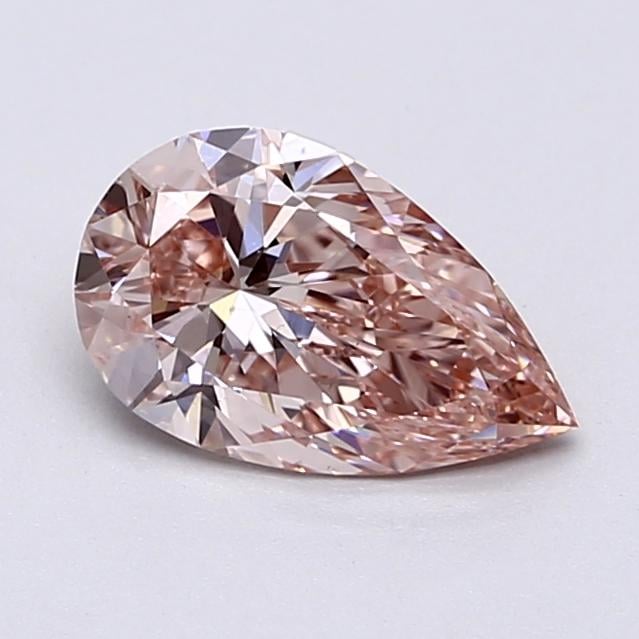 1.37 Ct. Fancy Intense  Pink Pear Lab Grown Diamond