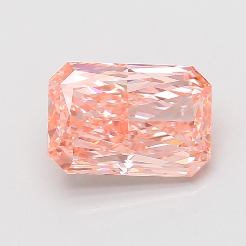 2.96 Ct. Fancy Vivid Pink Radiant Lab Grown Diamond