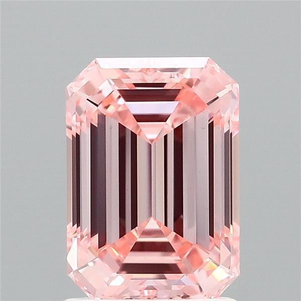 1.88 Ct. Fancy Vivid Pink Emerald Lab Grown Diamond