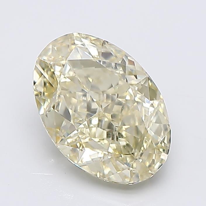 1.56 Ct. Fancy  Yellow Oval Lab Grown Diamond