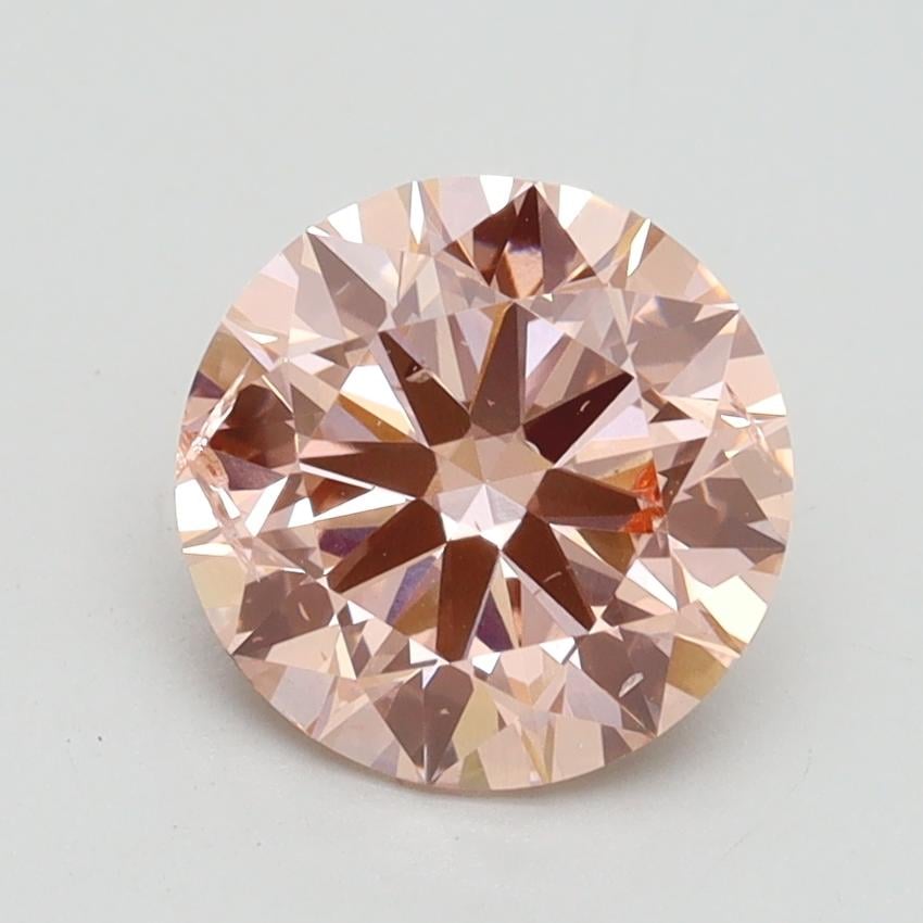 1.80 Ct. Fancy Intense Pink Round Lab Grown Diamond