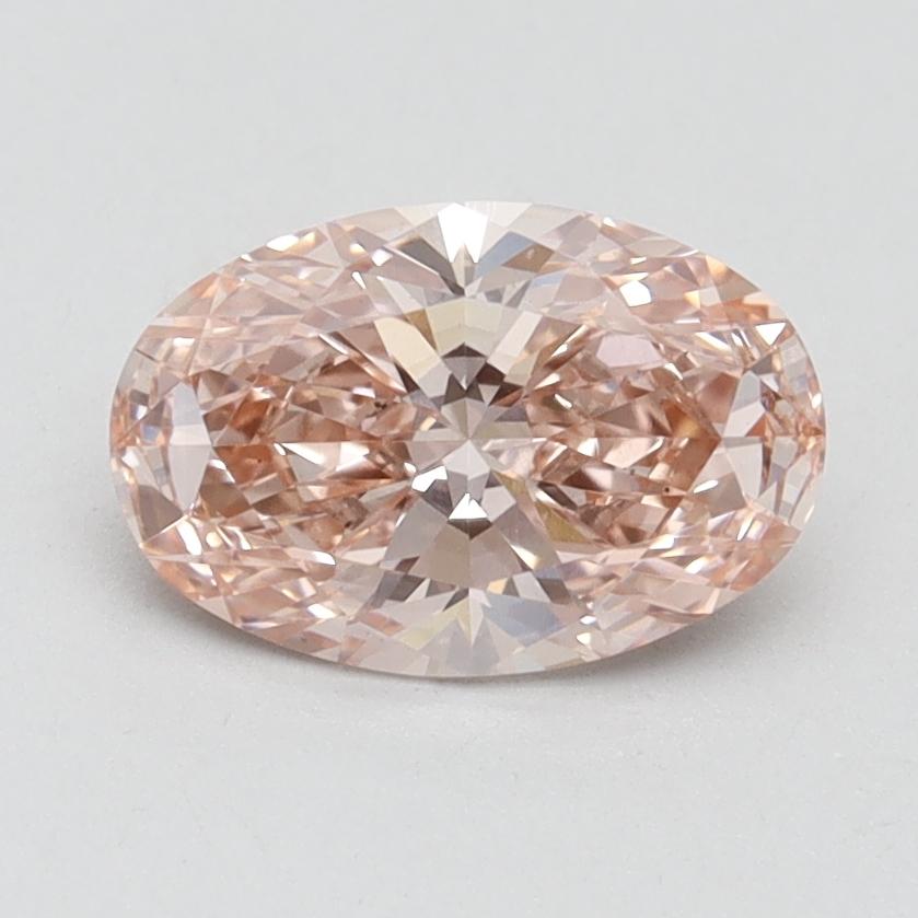 1.22 Ct. Fancy Vivid Pink Oval Lab Grown Diamond