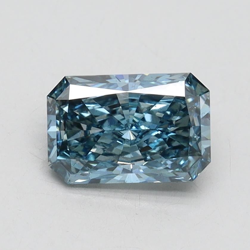 1.03 Ct. Fancy Vivid Blue Radiant Lab Grown Diamond