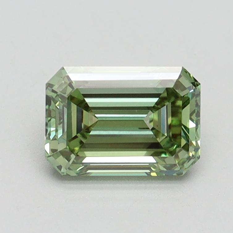 1.03 Ct. Fancy Intense Green Emerald Lab Grown Diamond