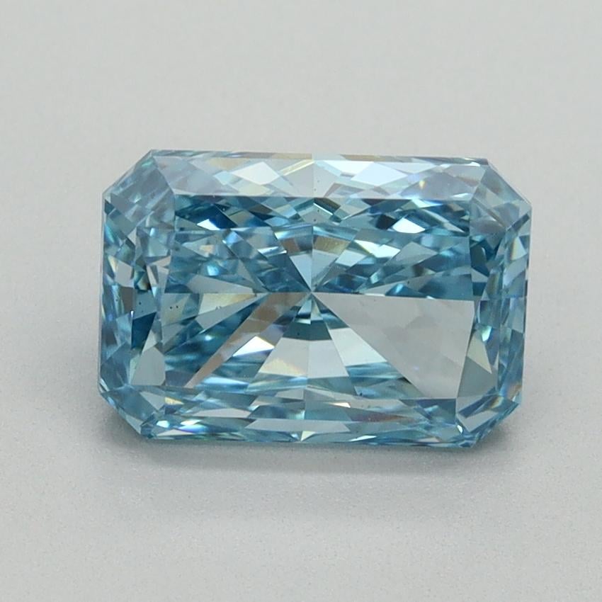 2.04 Ct. Fancy Vivid Blue Radiant Lab Grown Diamond