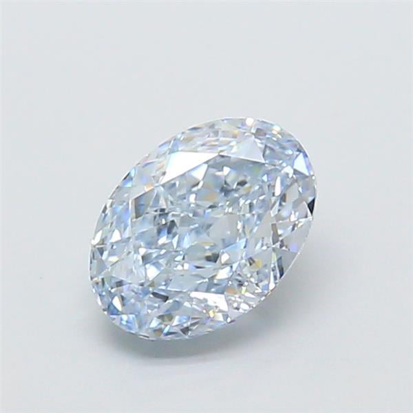 1.32 Ct. Fancy  Blue Oval Lab Grown Diamond