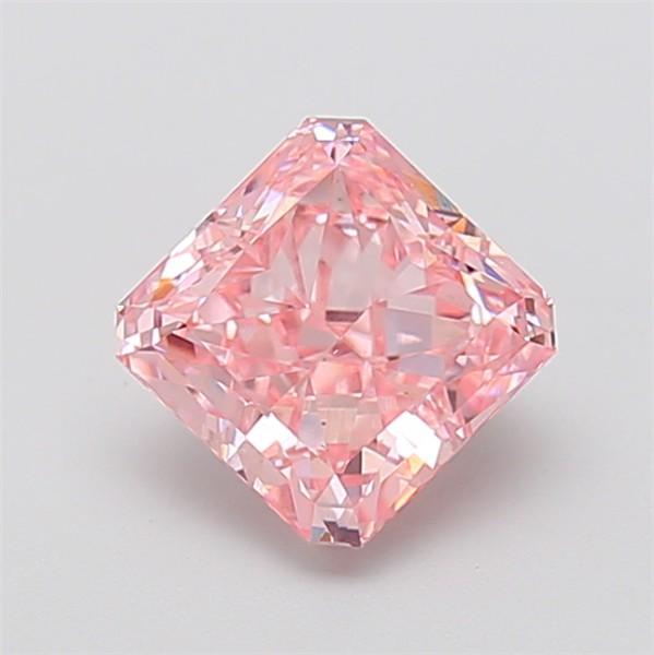 2.11 Ct. Fancy Intense Pink Radiant Lab Grown Diamond