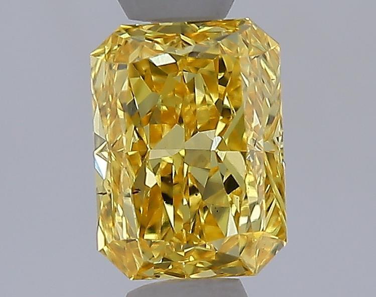 1.01 Ct. Fancy Vivid Yellow Yellow Radiant Lab Grown Diamond