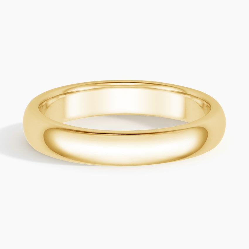 18K Yellow Gold Comfort Fit 4mm Wedding Ring