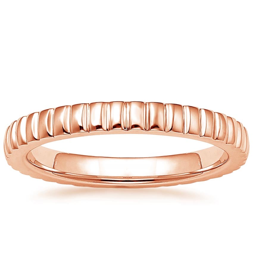 Rose gold diamond engagement ring with surprise diamond details