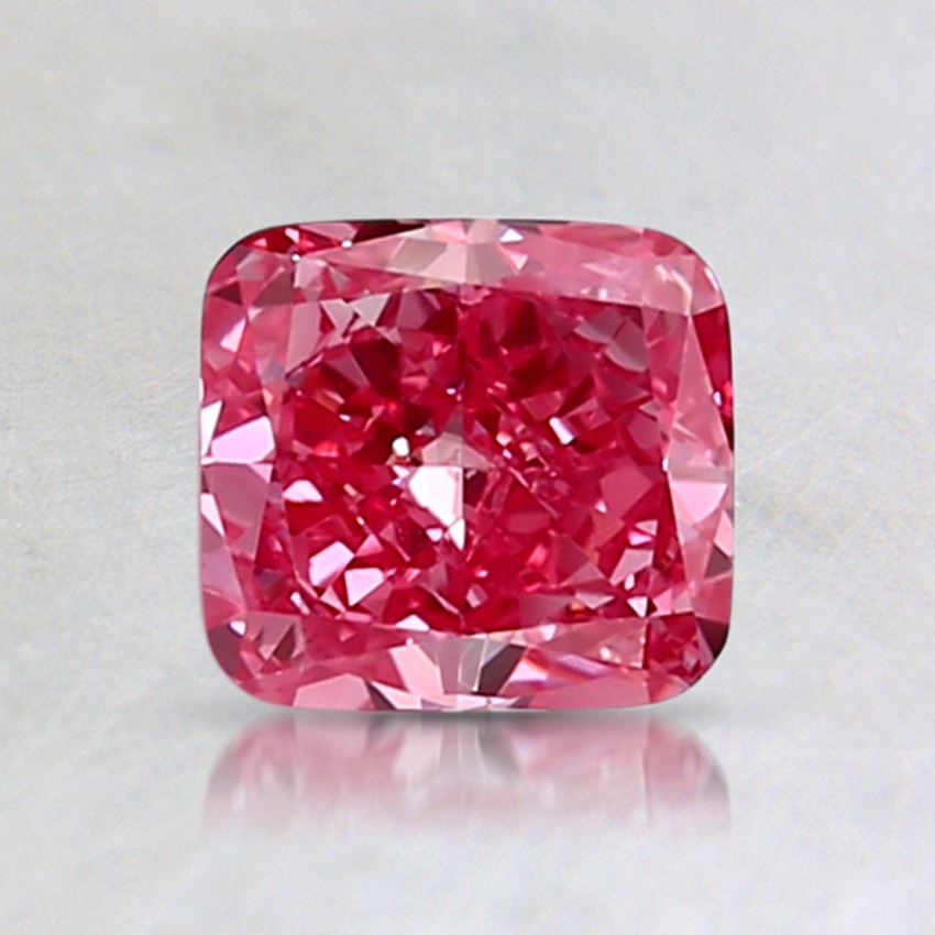 0.91 Ct. Fancy Vivid Purplish Pink Radiant Lab Created Diamond
