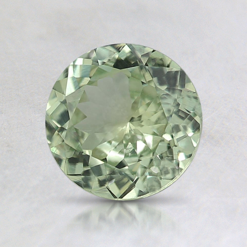 6.7mm Unheated Yellow Round Montana Sapphire