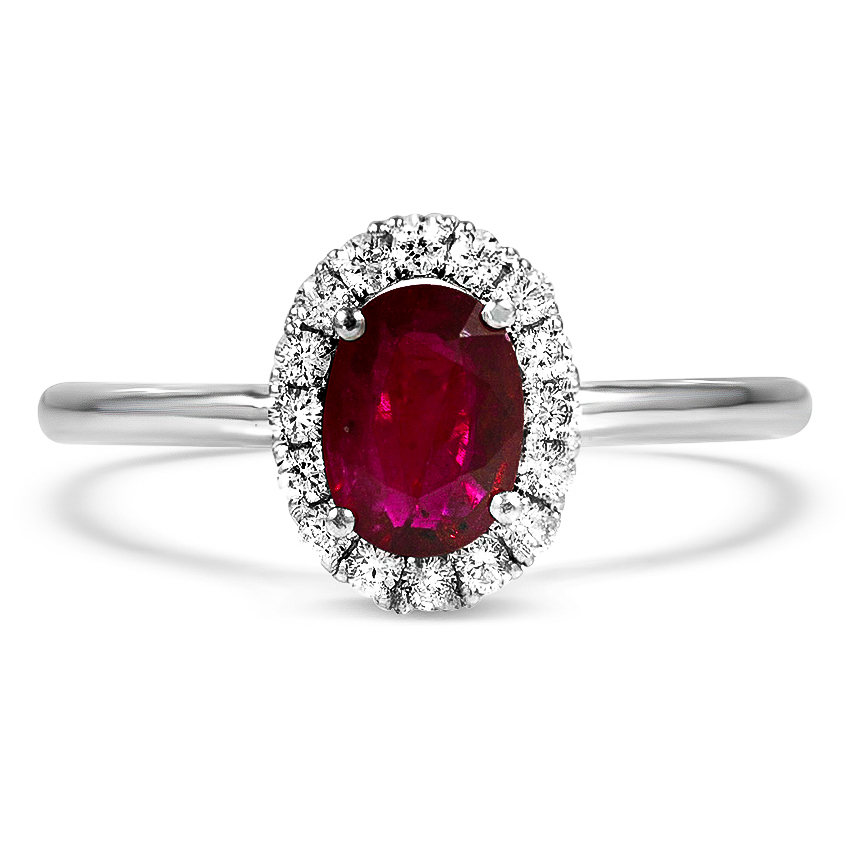 Modern Ruby Vintage Ring