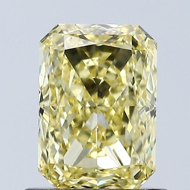 1.08 Ct. Fancy Vivid Yellow Radiant Lab Grown Diamond