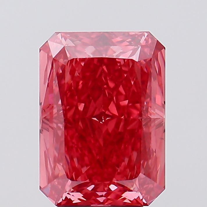 4.30 Ct. Fancy Vivid Pink Radiant Lab Grown Diamond