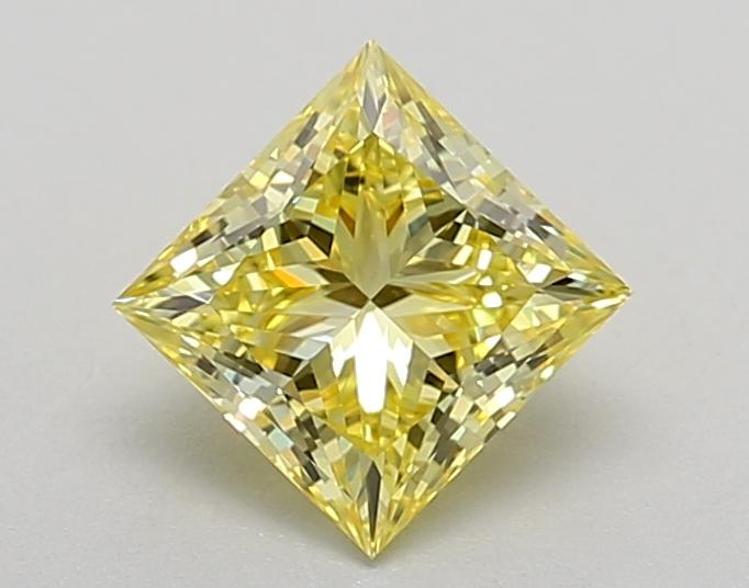 1.04 Ct. Fancy Intense Yellow Princess Lab Grown Diamond