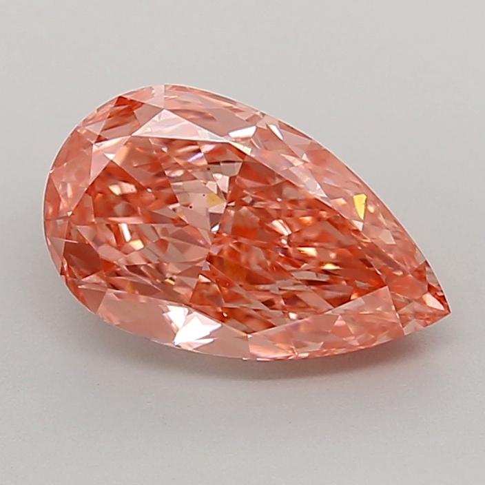 2.05 Ct. Fancy Vivid  Pink Pear Lab Grown Diamond