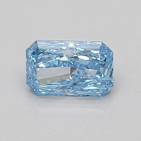0.77 Ct. Fancy Vivid Blue Radiant Lab Grown Diamond