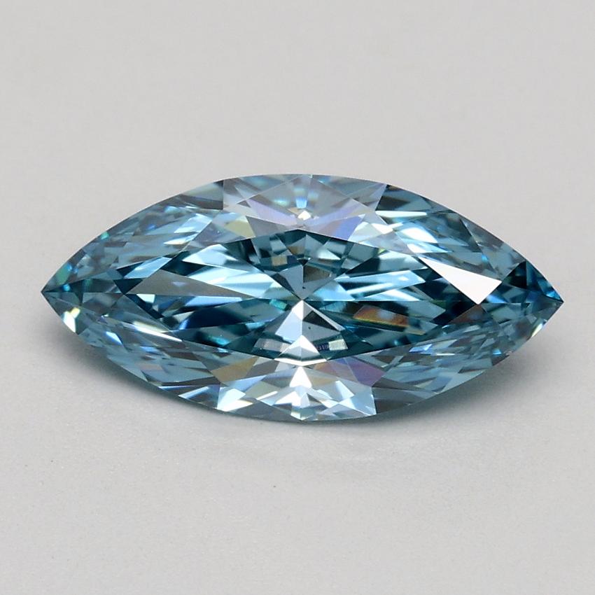 1.00 Ct. Fancy Intense Blue Marquise Lab Grown Diamond