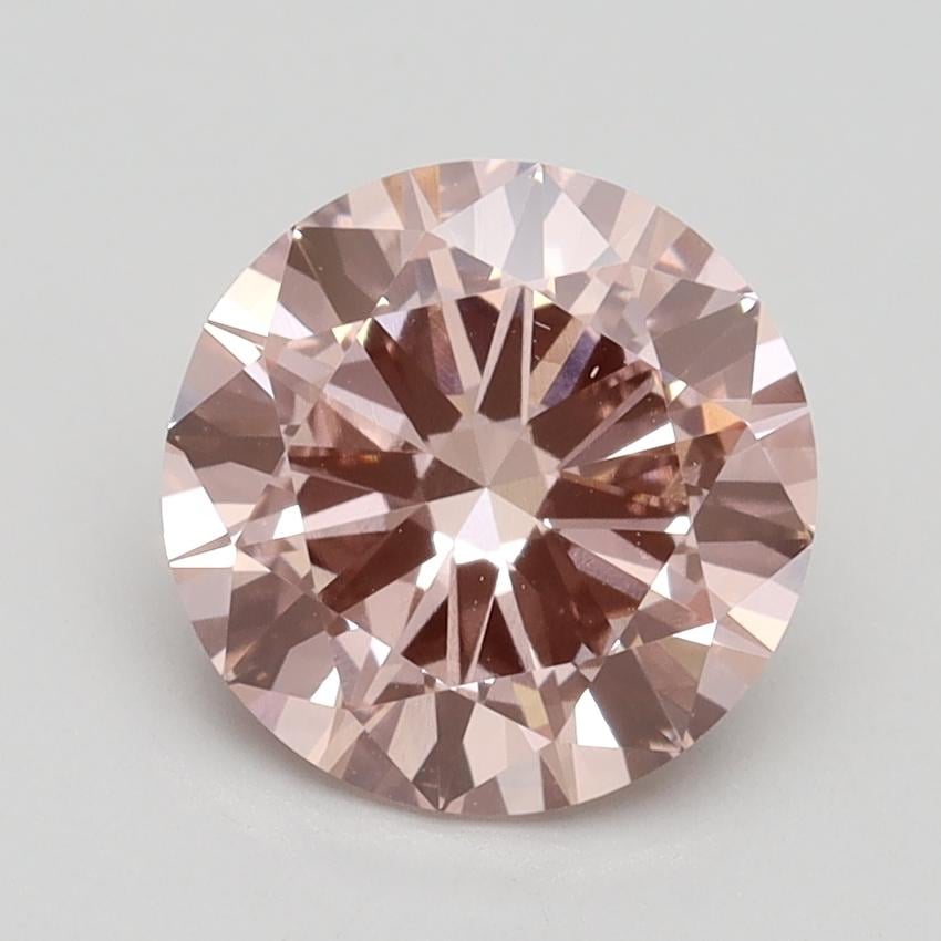 2.01 Ct. Fancy Intense Pink Round Lab Grown Diamond