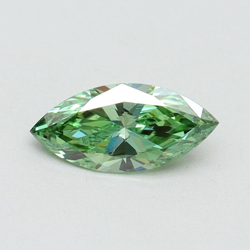 0.50 Ct. Fancy Vivid Green Marquise Lab Grown Diamond