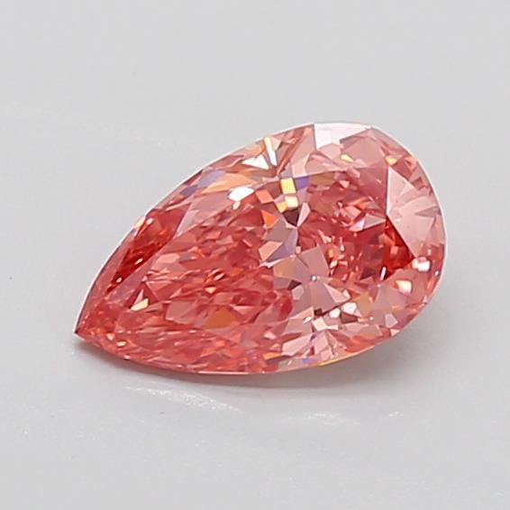 1.10 Ct. Fancy Vivid  Pink Pear Lab Grown Diamond