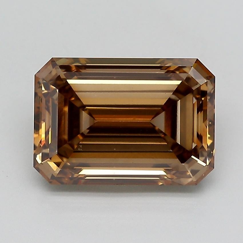 5.04 Ct. Fancy  Brown Emerald Lab Grown Diamond