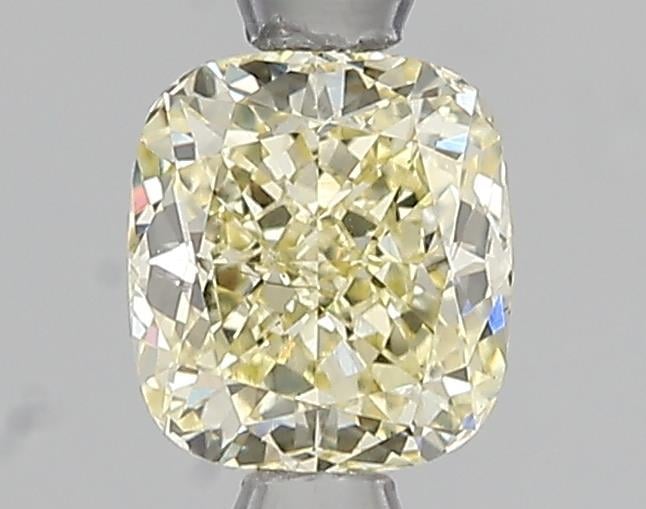 1.04 Ct. Fancy Light Yellow Cushion Lab Grown Diamond