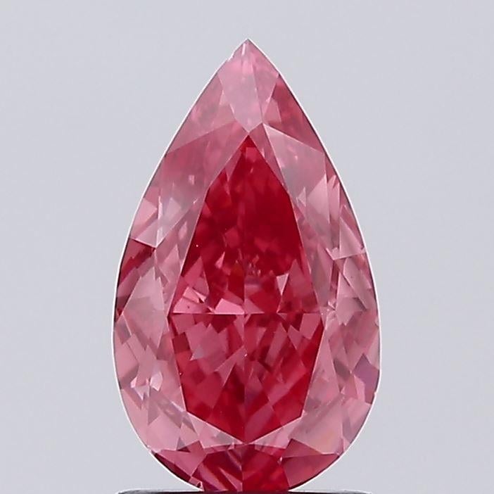 1.70 Ct. Fancy Vivid Pink Pear Lab Grown Diamond