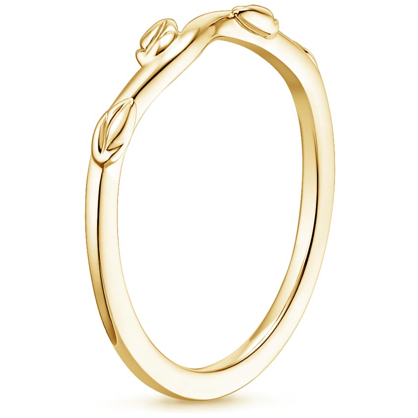 18K Yellow Gold Winding Willow Ring, large side view