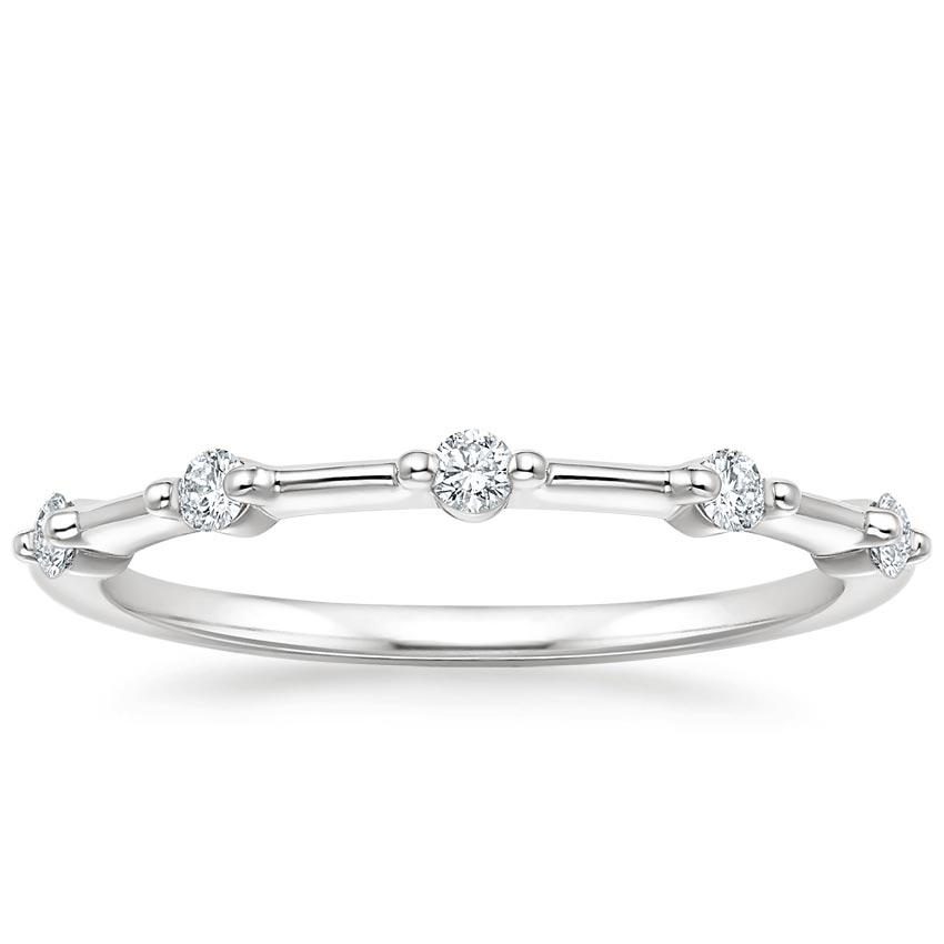 Platinum Aimee Diamond Ring, large top view