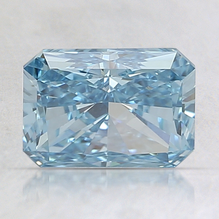 1.73 Ct. Fancy Vivid Blue Radiant Lab Created Diamond