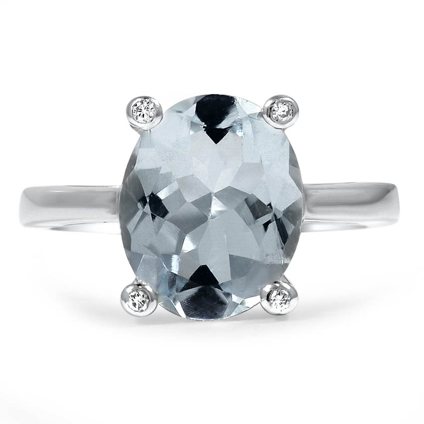 Modern Aquamarine Vintage Ring