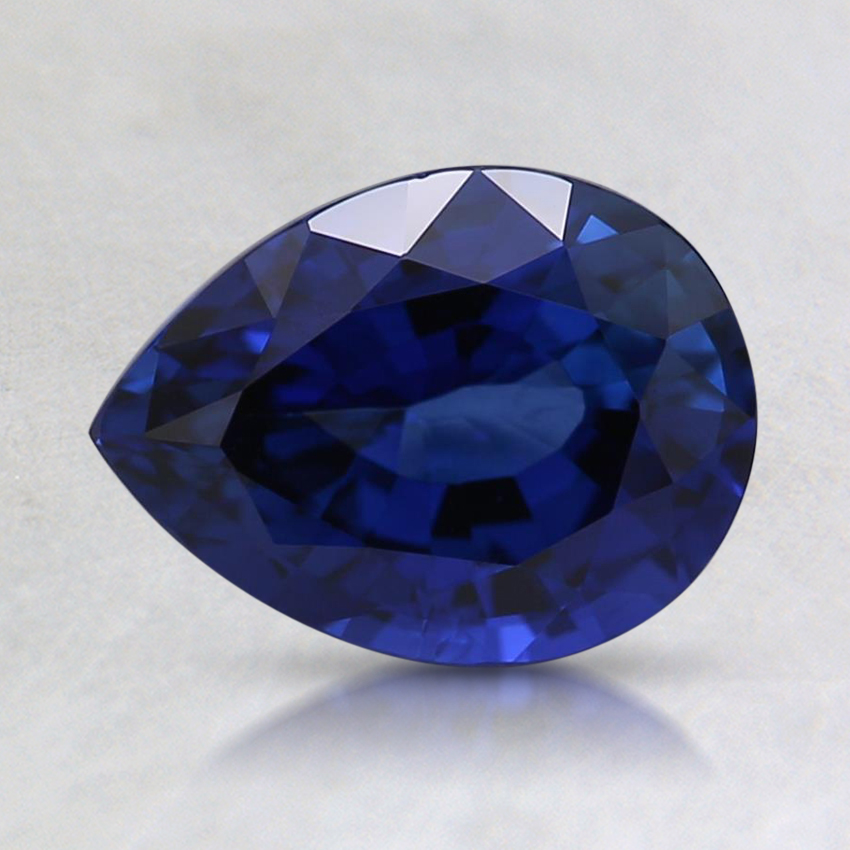 7.9x5.9mm Super Premium Blue Pear Sapphire