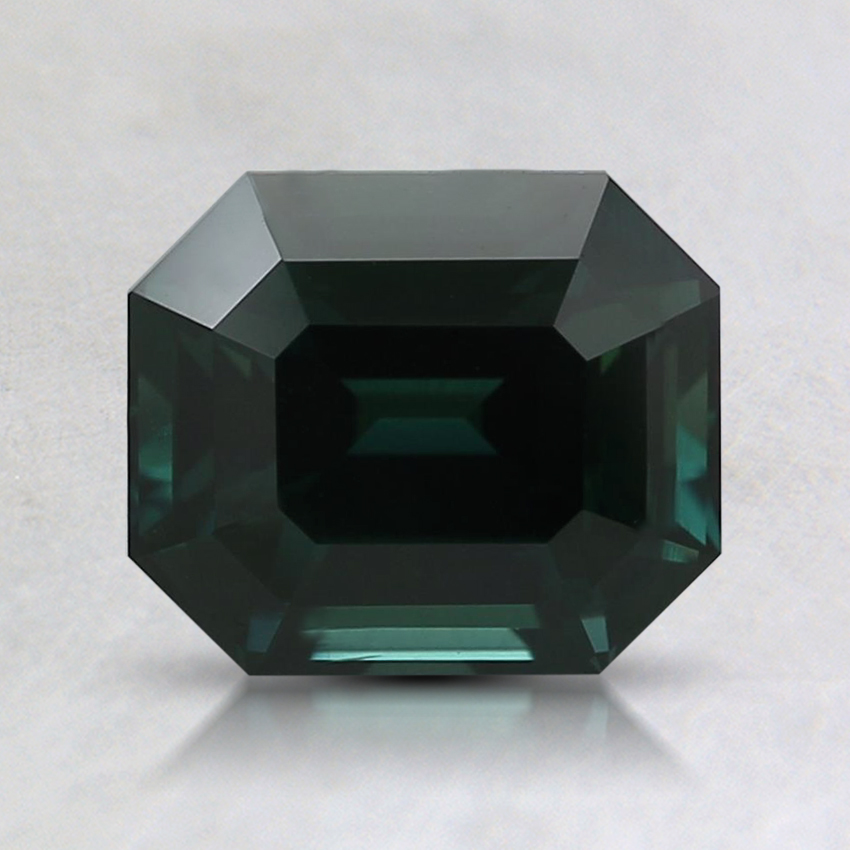 7.1x6.1mm Unheated Teal Emerald Sapphire
