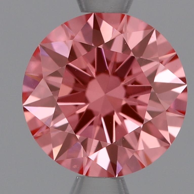 1.02 Ct. Fancy Vivid Pink Round Lab Grown Diamond