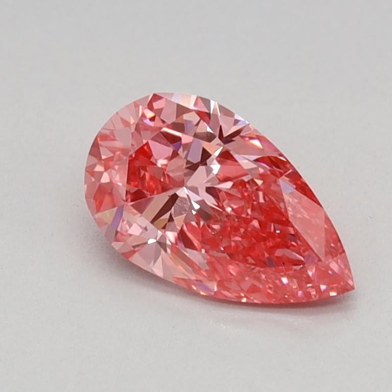 0.48 Ct. Fancy Vivid Pink Pear Lab Grown Diamond