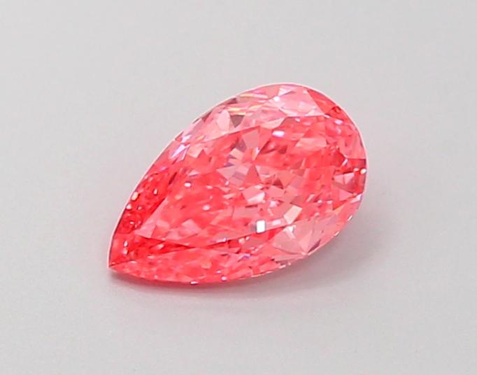 0.62 Ct. Fancy Vivid Pink Pear Lab Grown Diamond