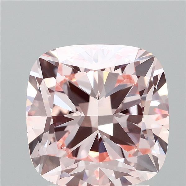 2.66 Ct. Fancy Intense Pink Cushion Lab Grown Diamond