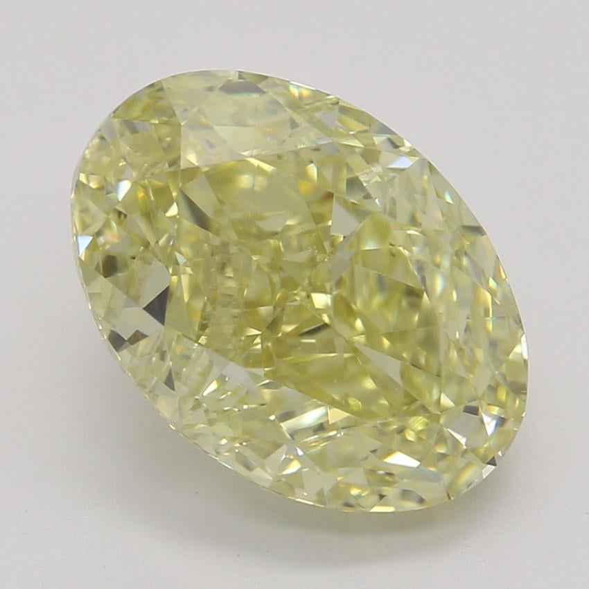 3.02 Ct. Fancy Yellow Oval Diamond