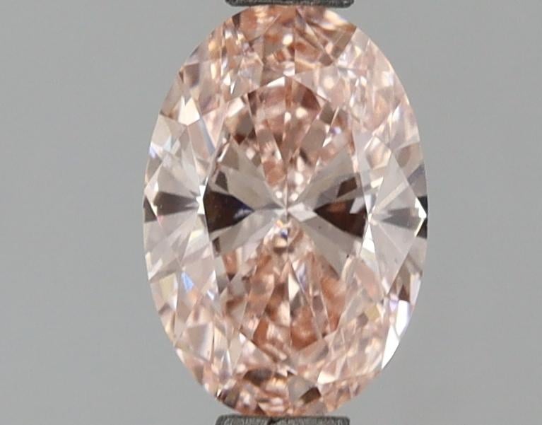 1.03 Ct. Fancy Intense Pink Oval Lab Grown Diamond