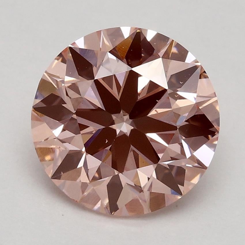 2.00 Ct. Fancy Intense Pink Round Lab Grown Diamond
