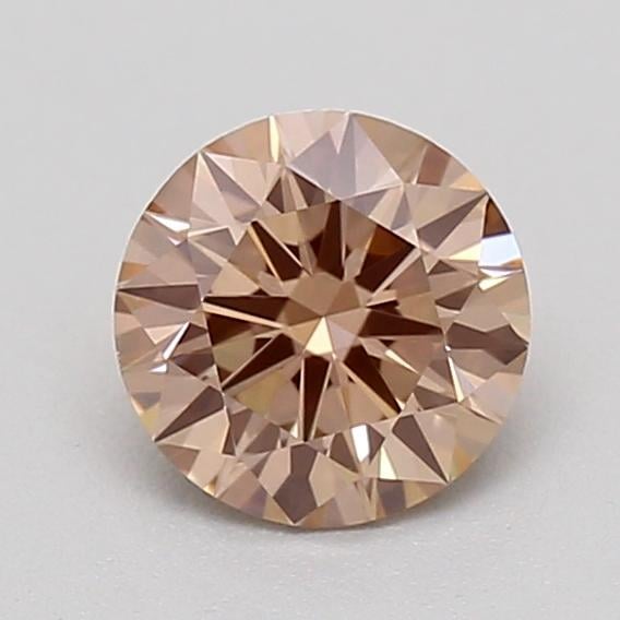 0.33 Ct. Fancy Light  Brown Round Lab Grown Diamond