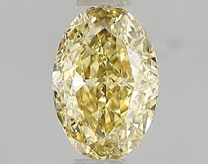 1.03 Ct. Fancy Intense Yellow Oval Lab Grown Diamond
