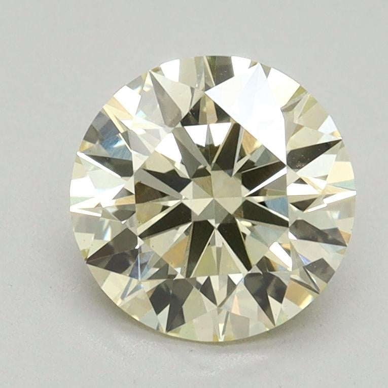 1.55 Ct. Light Yellow Round Lab Grown Diamond