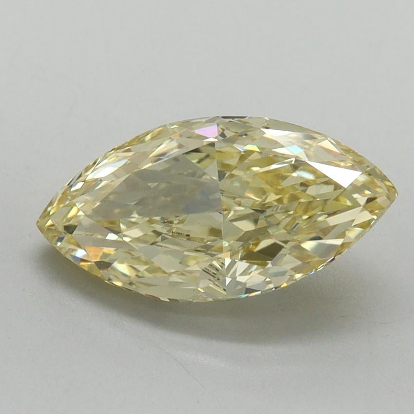 2.06 Ct. Fancy Intense Yellow Marquise Lab Grown Diamond